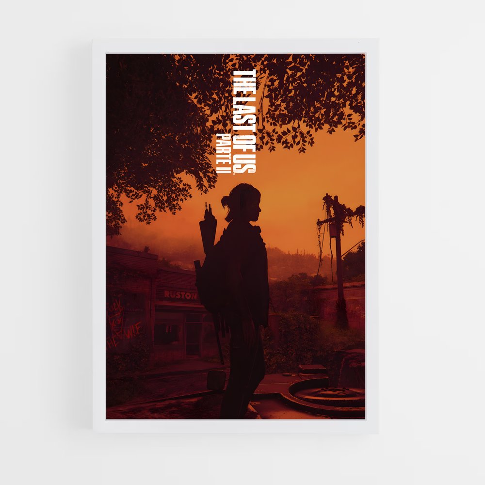 Poster The Last of Us Silhouette (vue 3)