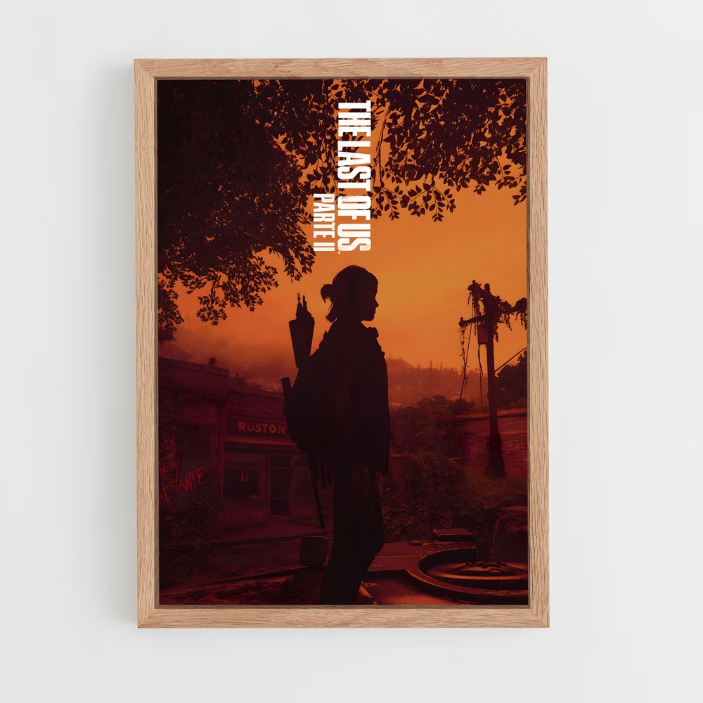 Poster The Last of Us Silhouette (vue 4)