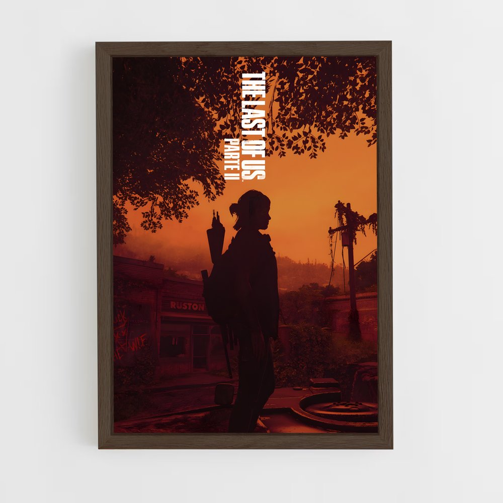 Poster The Last of Us Silhouette (vue 5)
