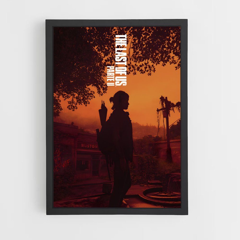 Poster The Last of Us Silhouette (vue 2)