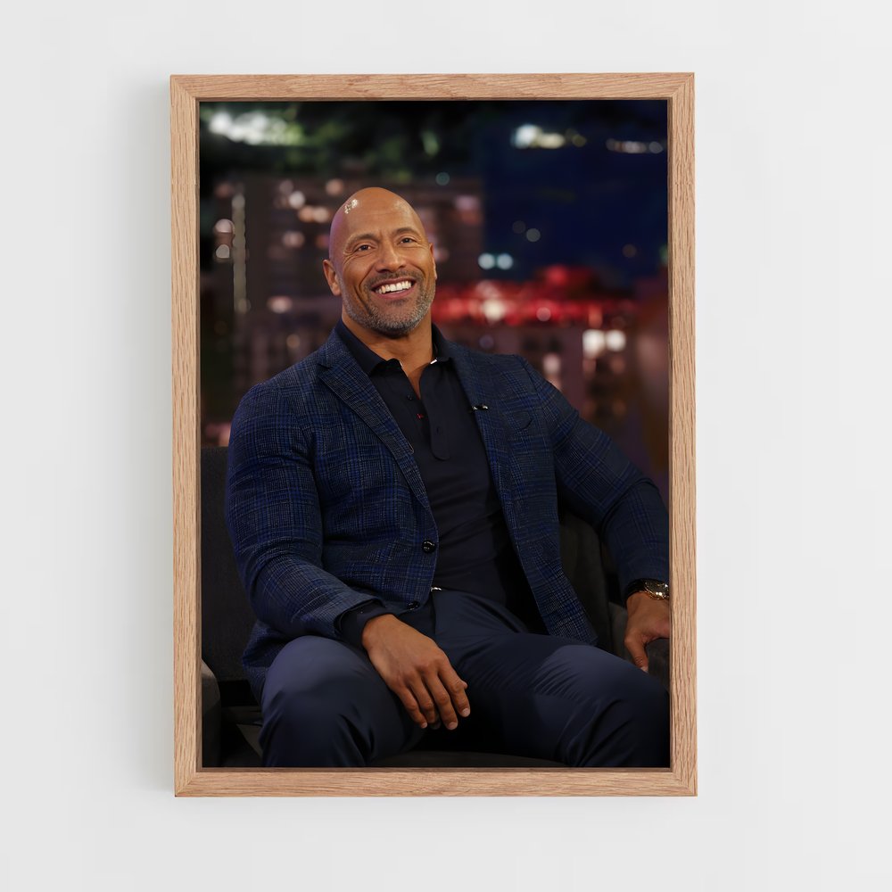 Poster Dwayne Johnson Costume – affiche Musculation (vue 4)