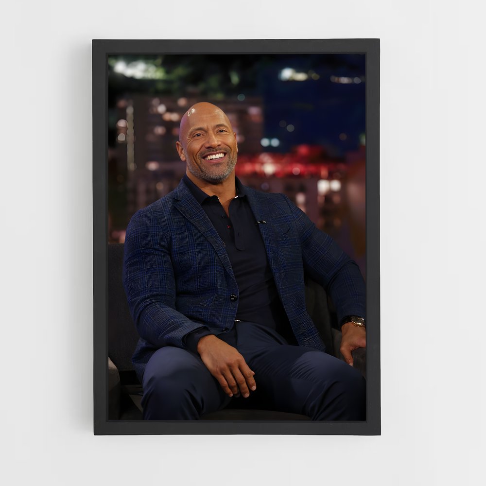 Poster Dwayne Johnson Costume – affiche Musculation (vue 2)