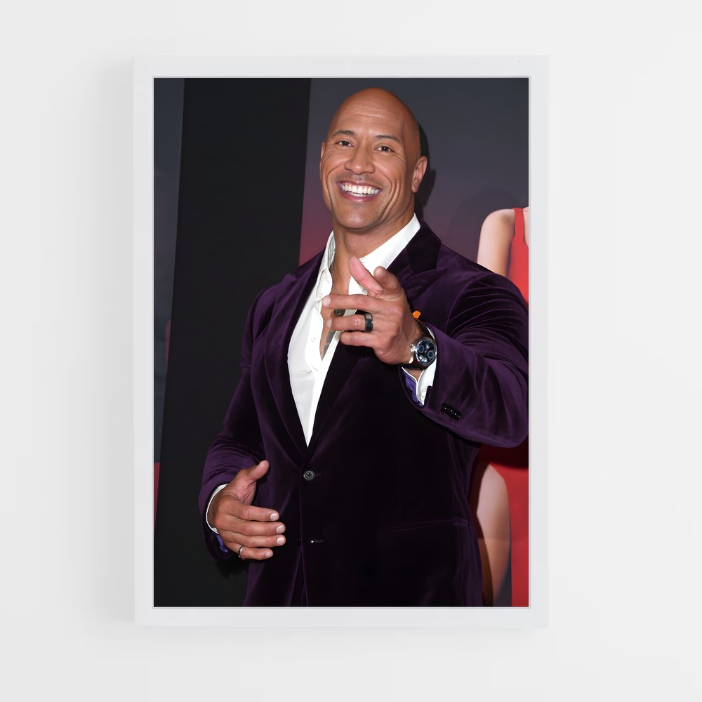 Poster The Rock – affiche Musculation (vue 3)