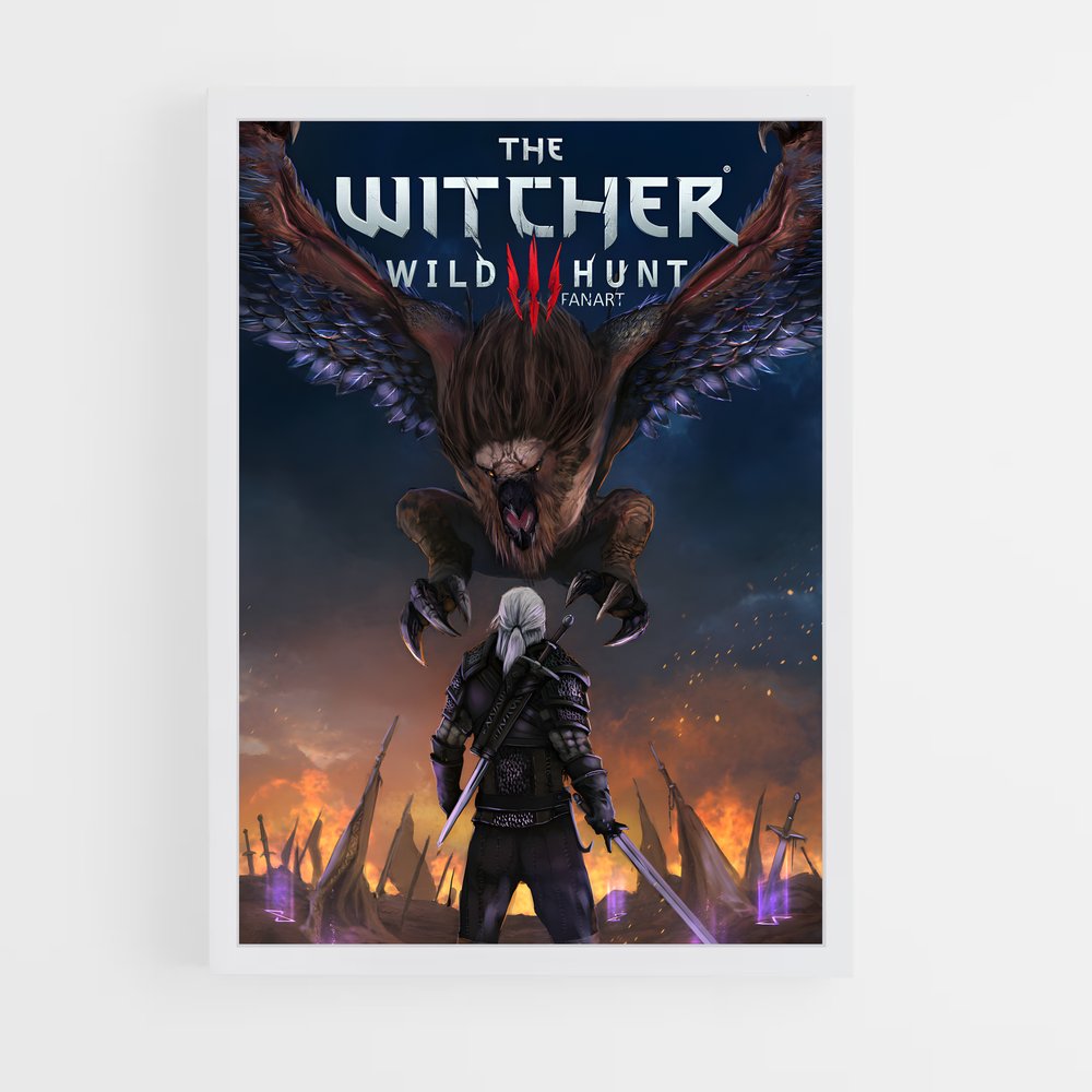 Poster The Witcher Monstre (vue 3)