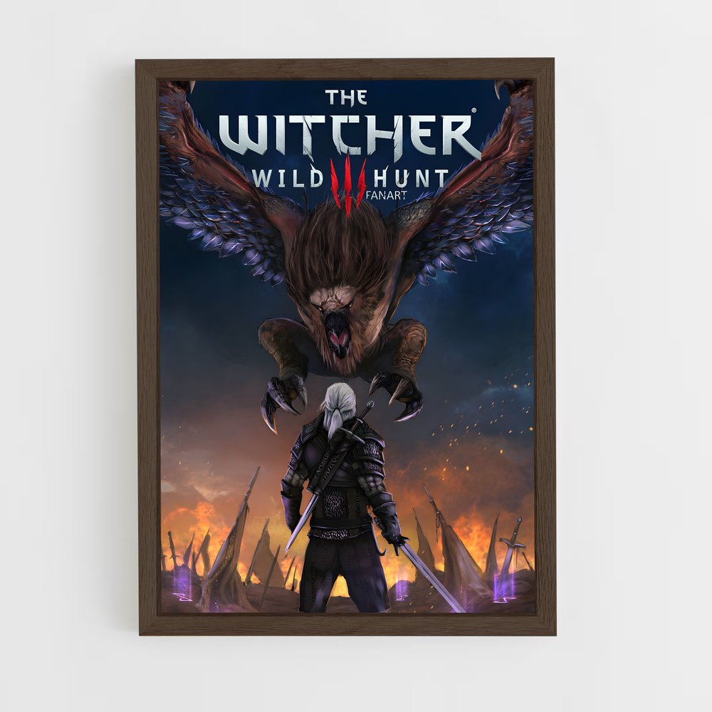 Poster The Witcher Monstre (vue 5)