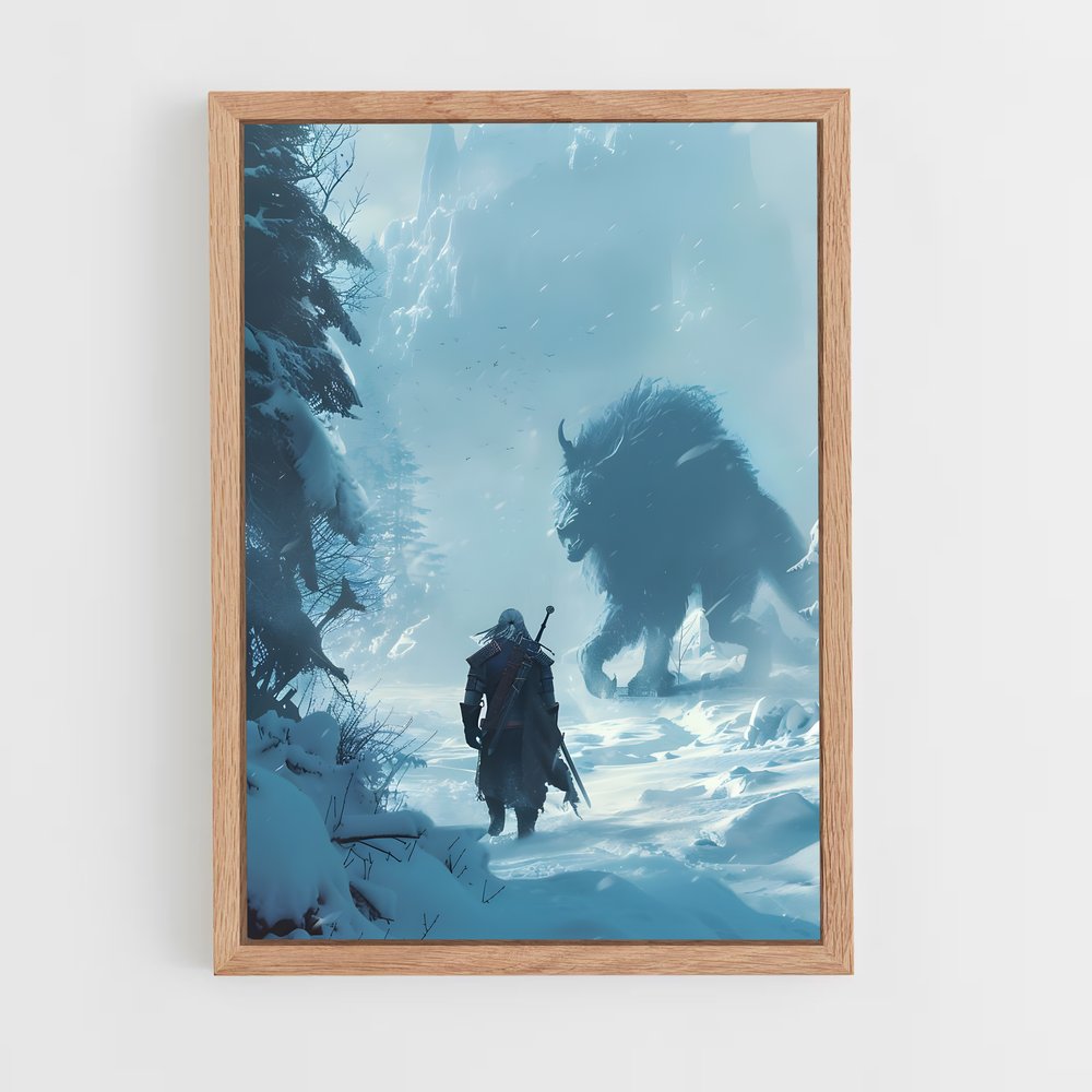 Poster The Witcher Neige (vue 4)