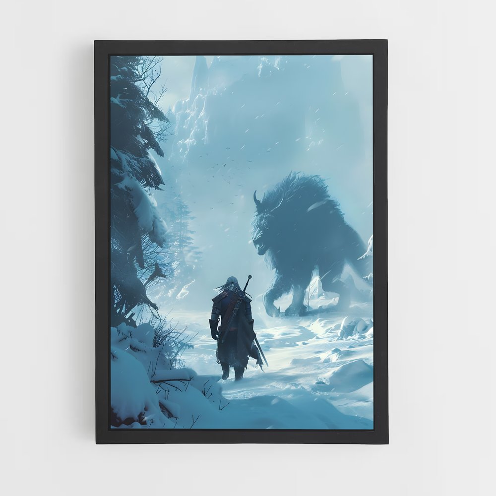 Poster The Witcher Neige (vue 2)