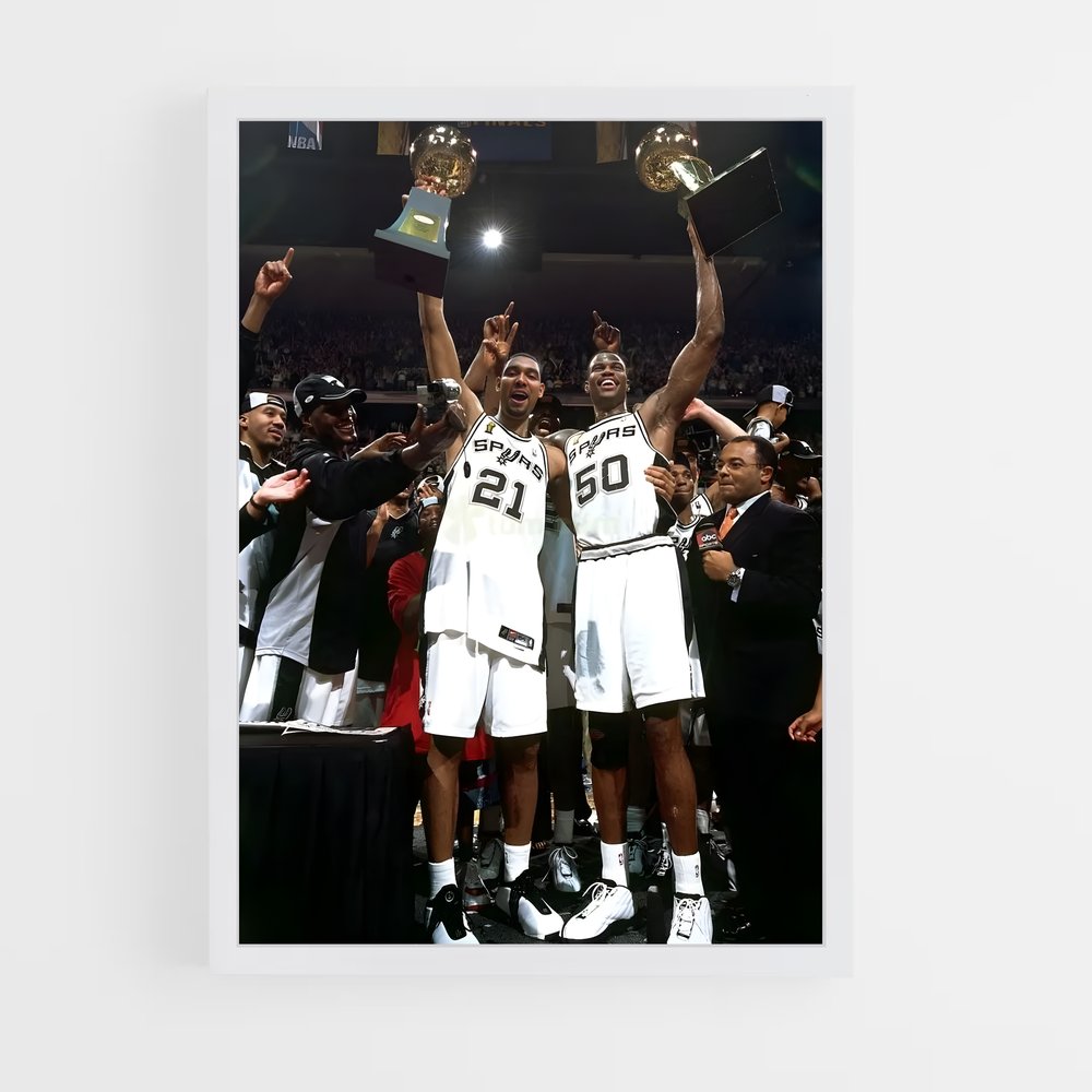 Poster Triomphe des Spurs – affiche Basketball (vue 3)