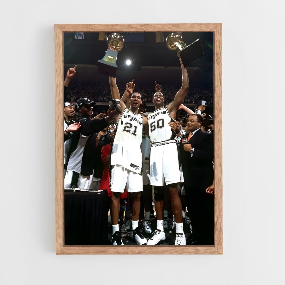 Poster Triomphe des Spurs – affiche Basketball (vue 4)