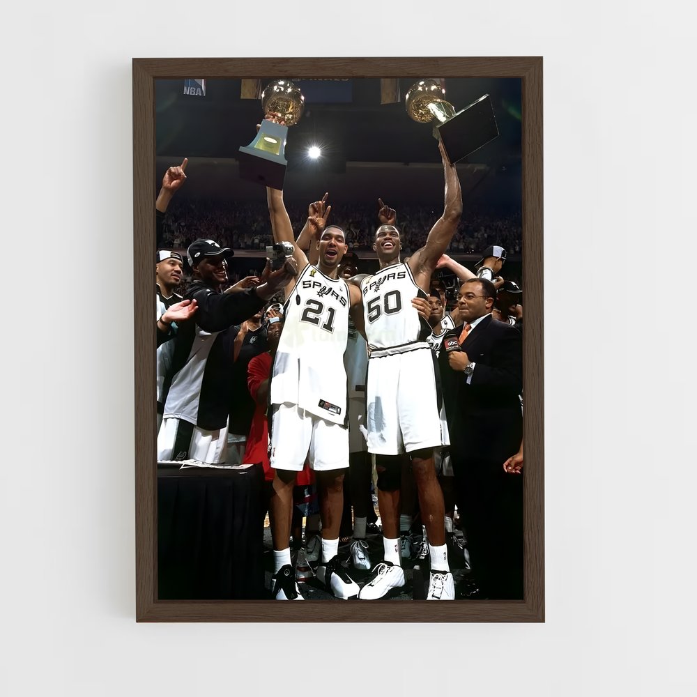 Poster Triomphe des Spurs – affiche Basketball (vue 5)