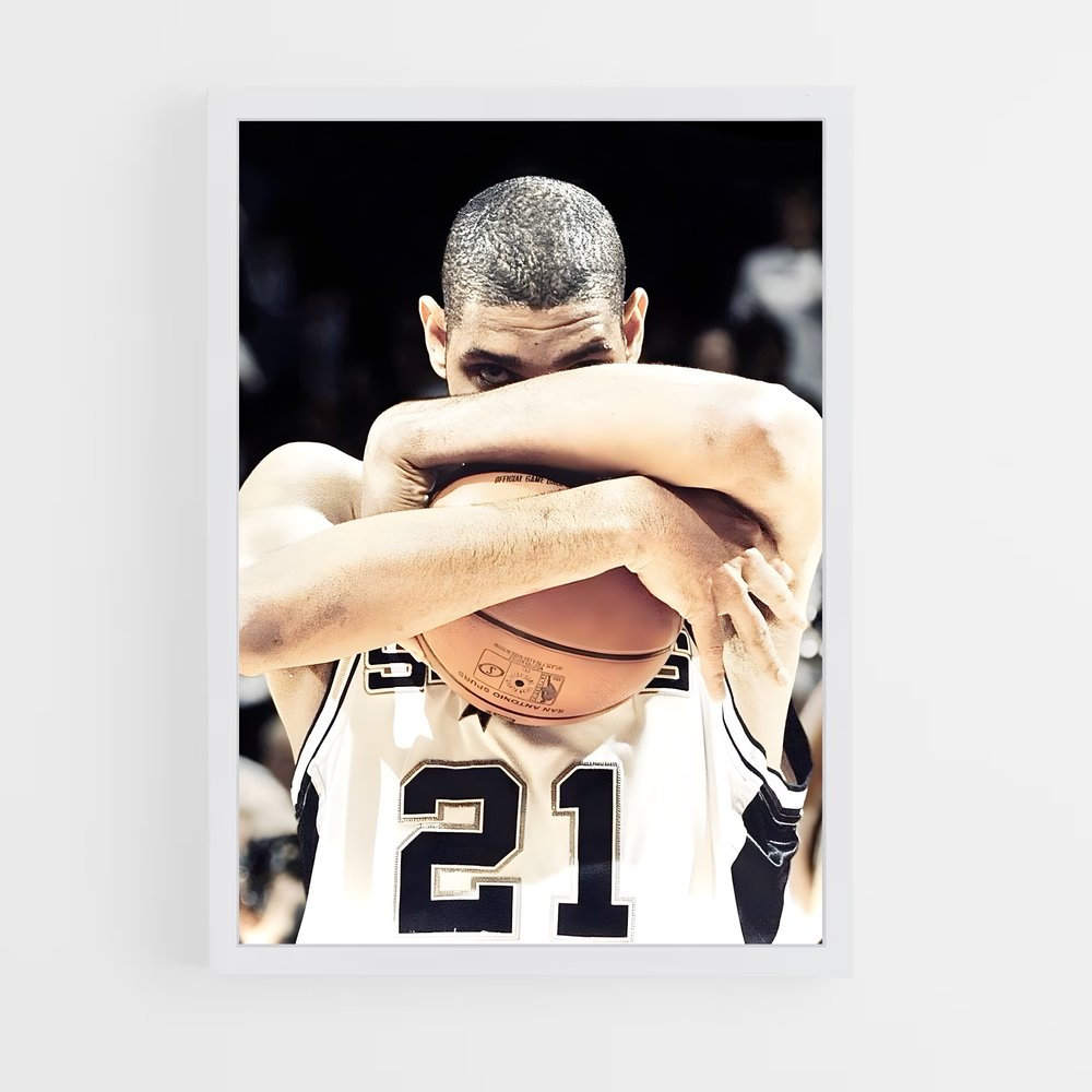 Poster Étreinte du Champion – affiche Basketball (vue 3)