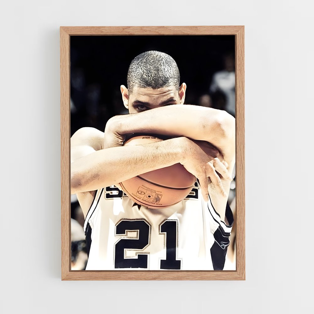 Poster Étreinte du Champion – affiche Basketball (vue 4)