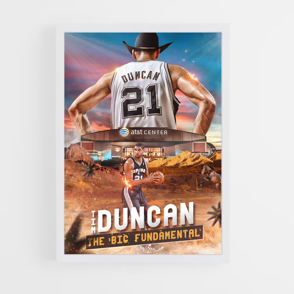 Poster Big Fundamental – affiche Basketball (vue 3)
