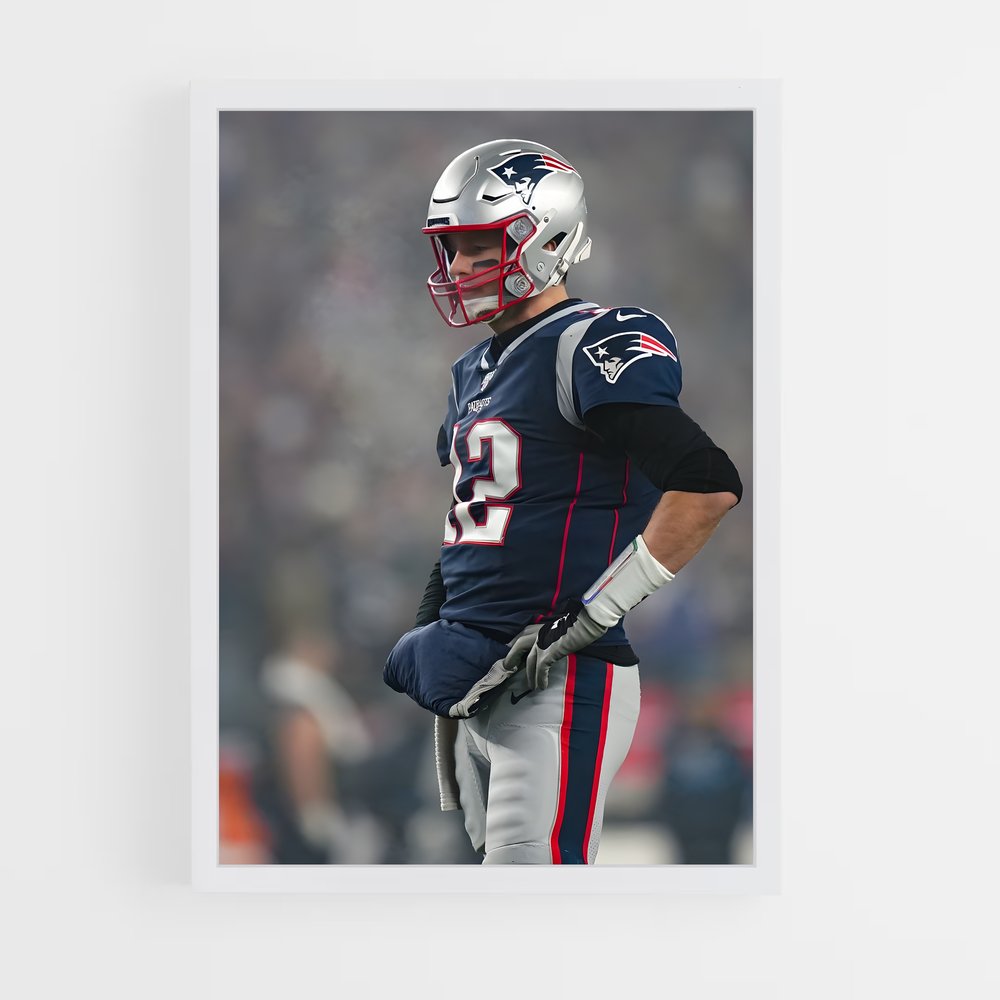 Poster Joueur Tom Brady – affiche Football US (vue 3)
