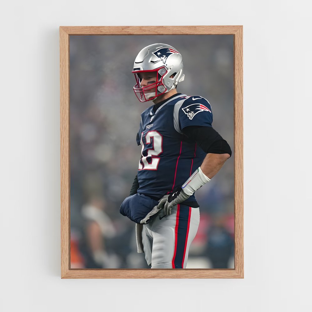 Poster Joueur Tom Brady – affiche Football US (vue 4)