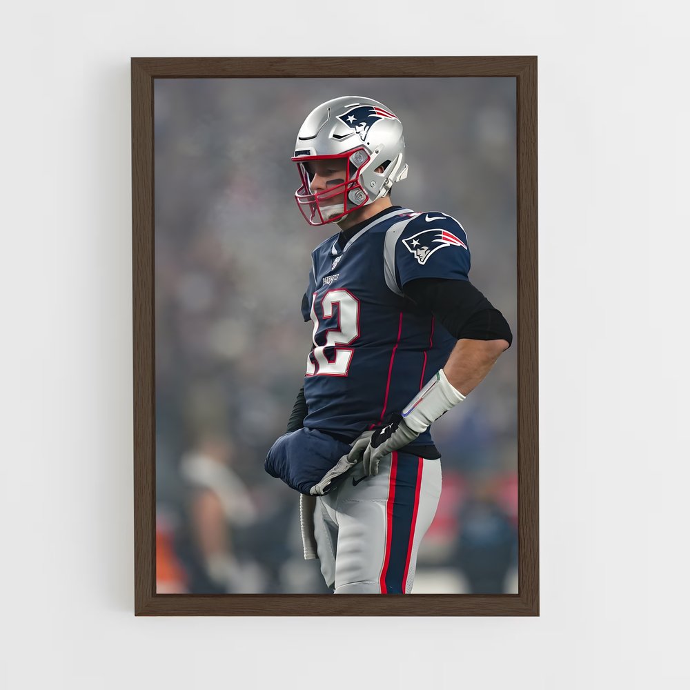 Poster Joueur Tom Brady – affiche Football US (vue 5)