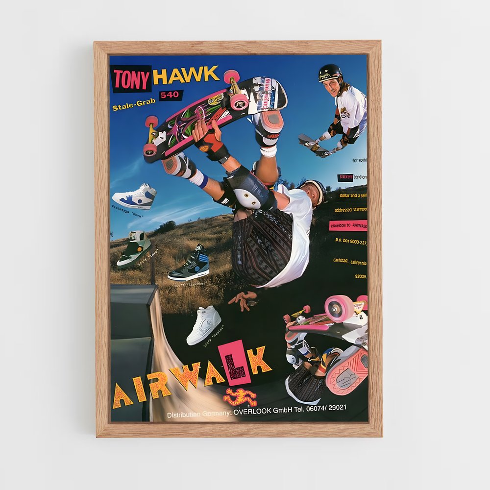 Poster Skateboard Airwalk – affiche Jeux Olympiques (vue 4)