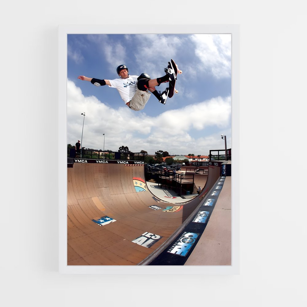 Poster Skateboard Vert Acrobatie – affiche Jeux Olympiques (vue 3)
