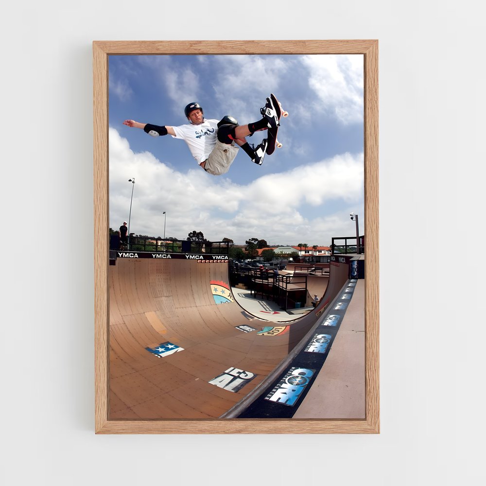 Poster Skateboard Vert Acrobatie – affiche Jeux Olympiques (vue 4)
