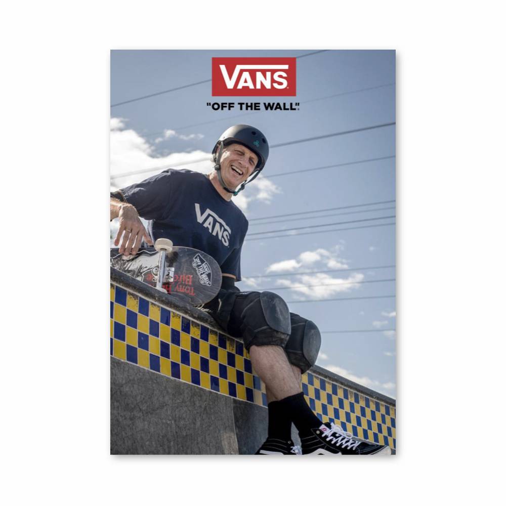Poster Skateur Vans – affiche Jeux Olympiques