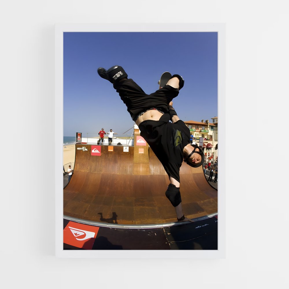 Poster Skate Vert Aérien – affiche Jeux Olympiques (vue 3)
