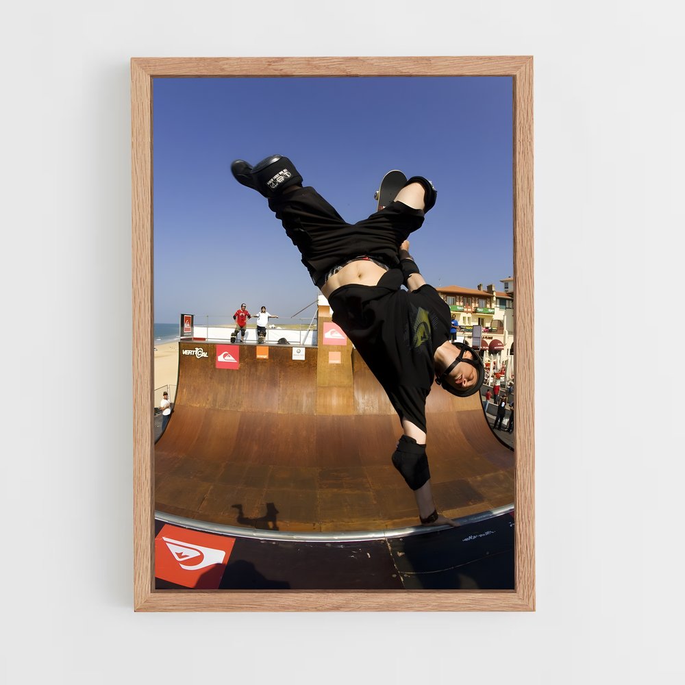 Poster Skate Vert Aérien – affiche Jeux Olympiques (vue 4)
