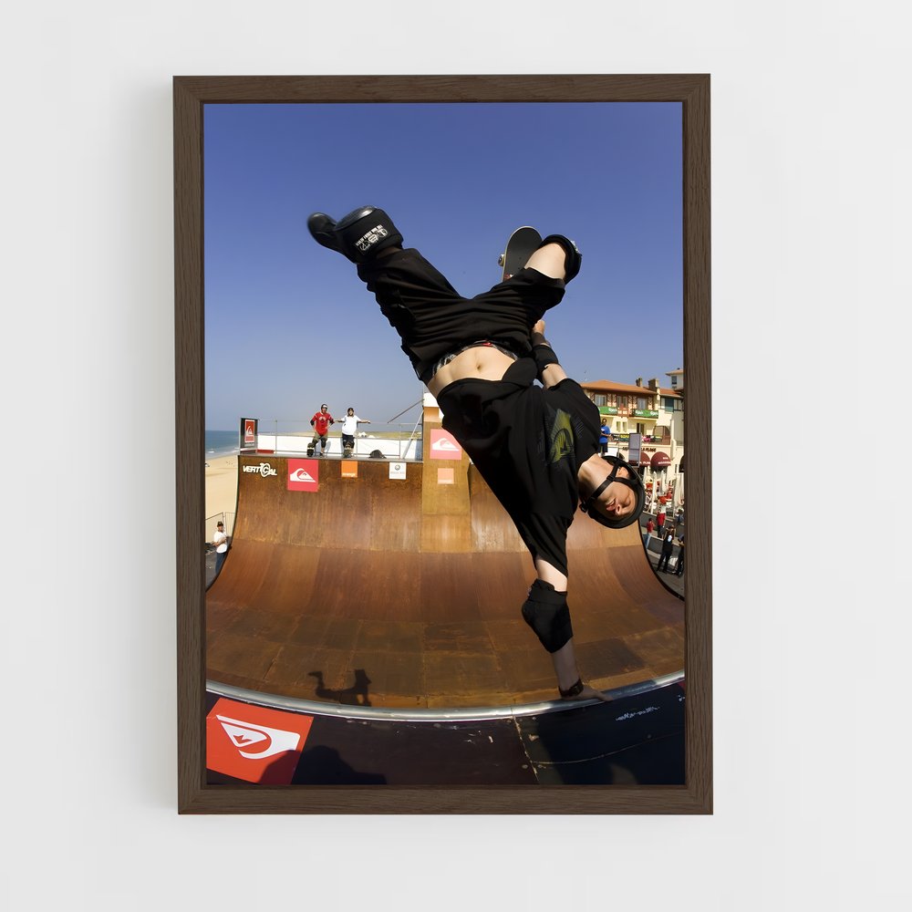 Poster Skate Vert Aérien – affiche Jeux Olympiques (vue 5)