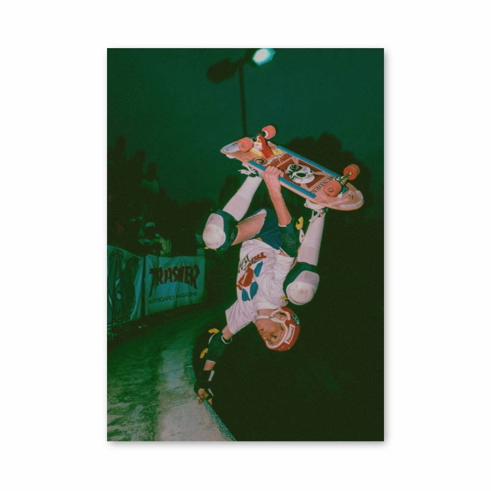 Poster Skateboard Aérien – affiche Jeux Olympiques