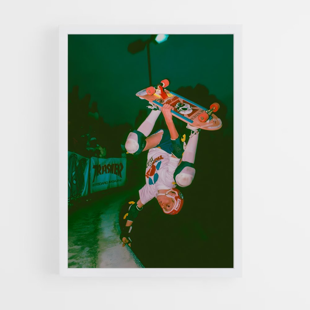 Poster Skateboard Aérien – affiche Jeux Olympiques (vue 3)