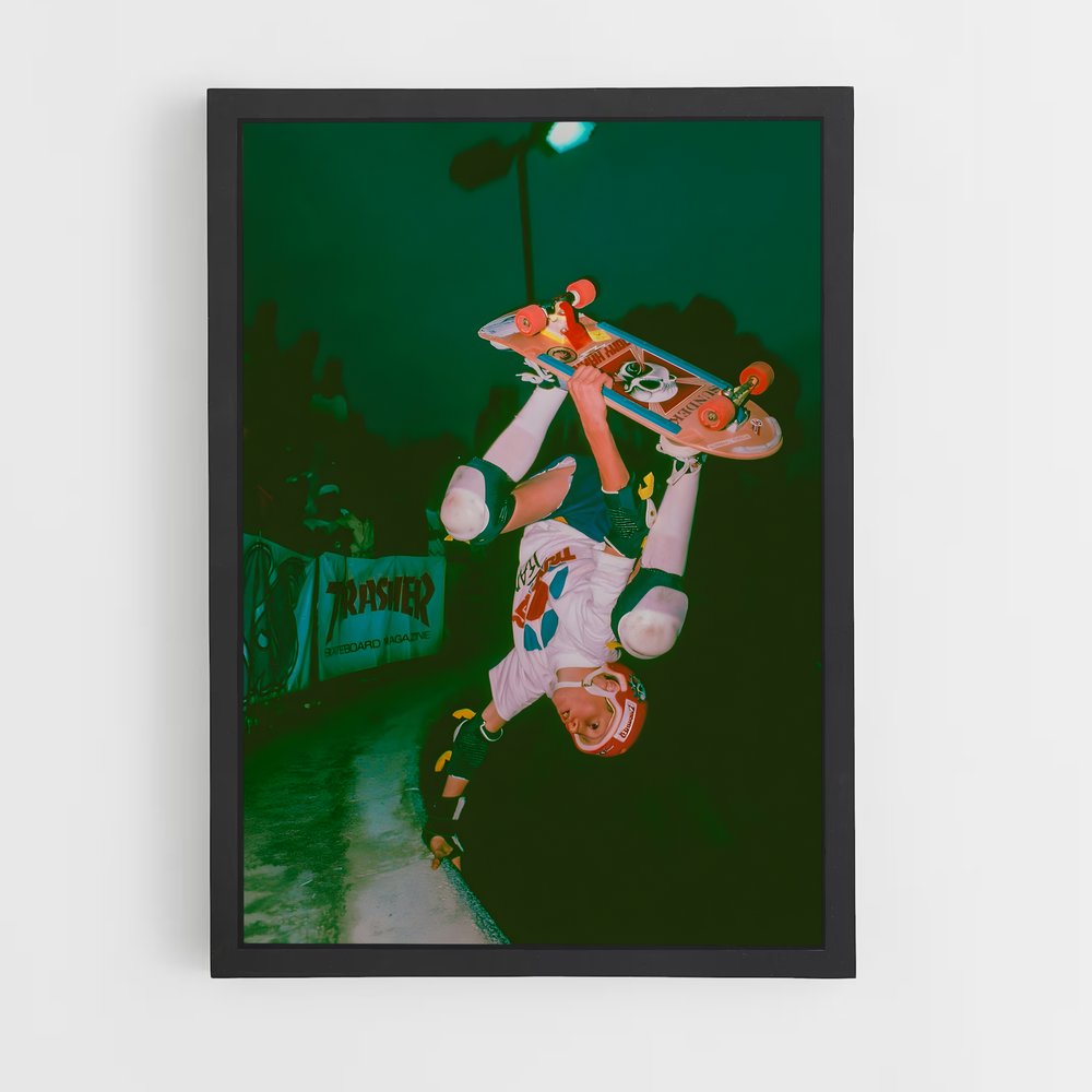 Poster Skateboard Aérien – affiche Jeux Olympiques (vue 2)