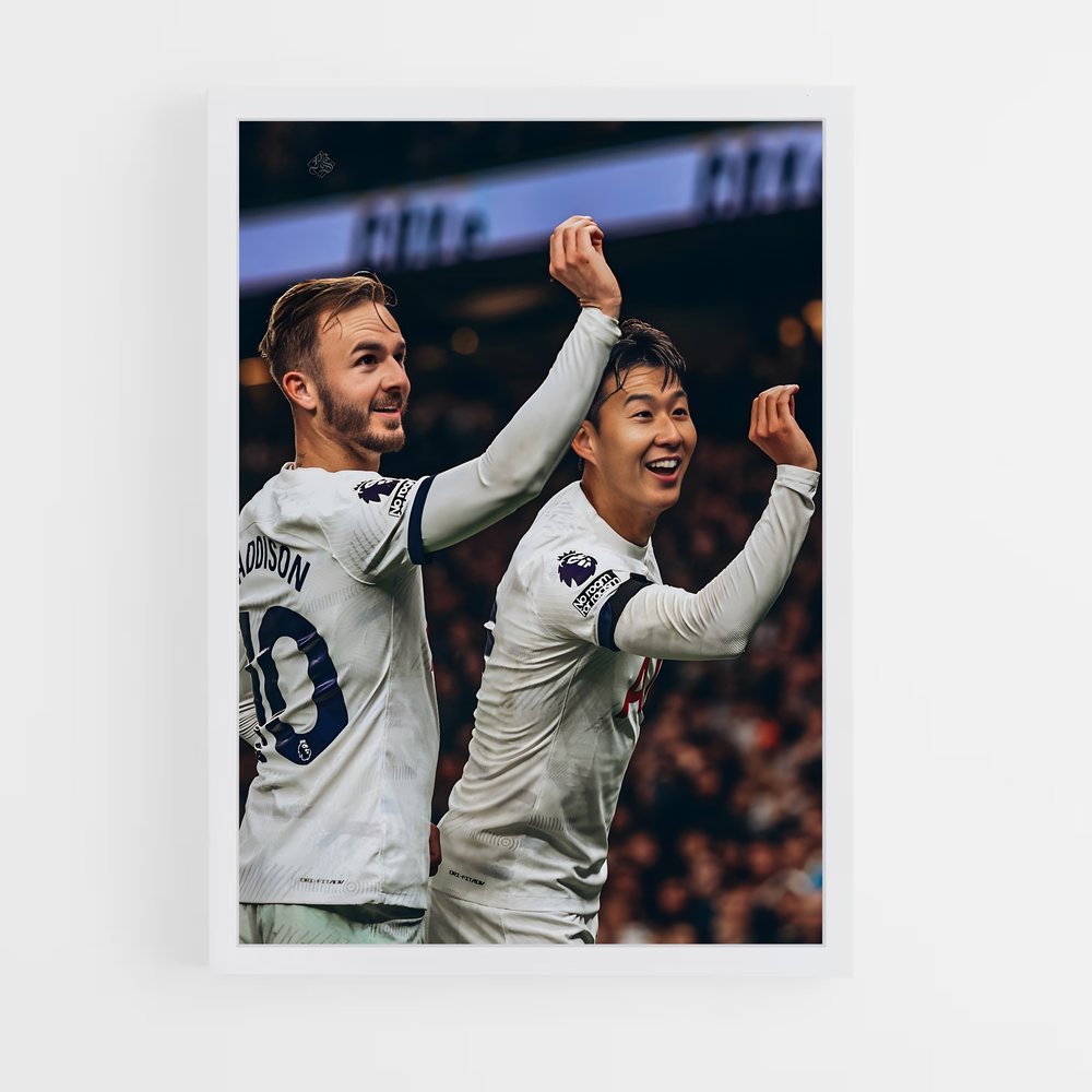 Poster Tottenham Hotspur Célébration – affiche Football (vue 3)