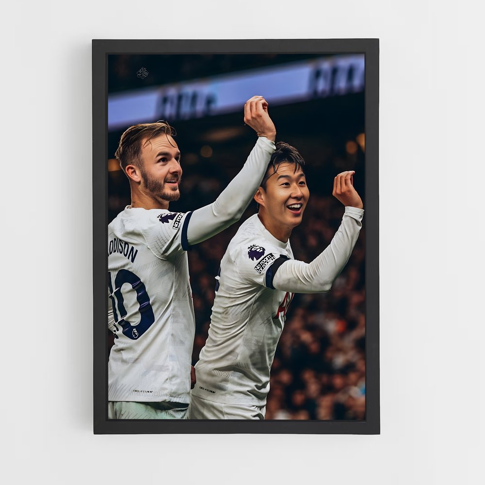 Poster Tottenham Hotspur Célébration – affiche Football (vue 2)