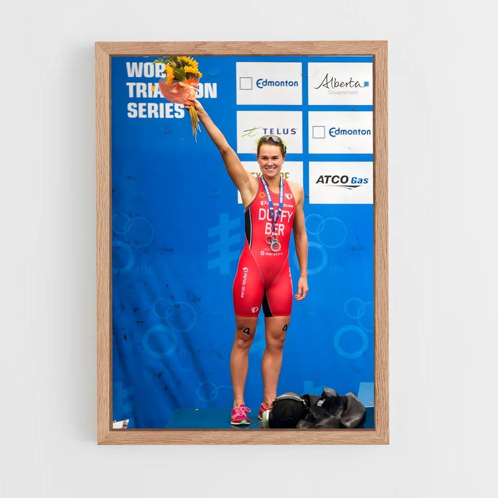 Poster Vainqueur Triathlon (vue 4)