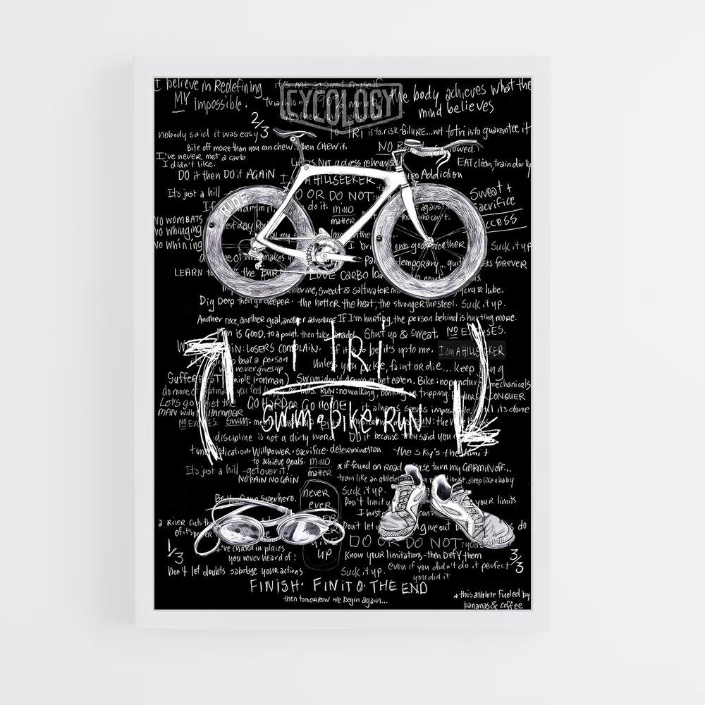 Poster Triathlon Passion (vue 3)