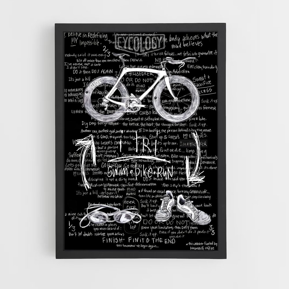 Poster Triathlon Passion (vue 2)