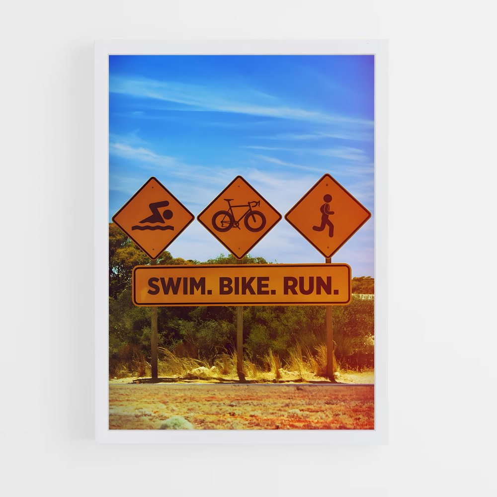 Poster Triathlon Trio (vue 3)