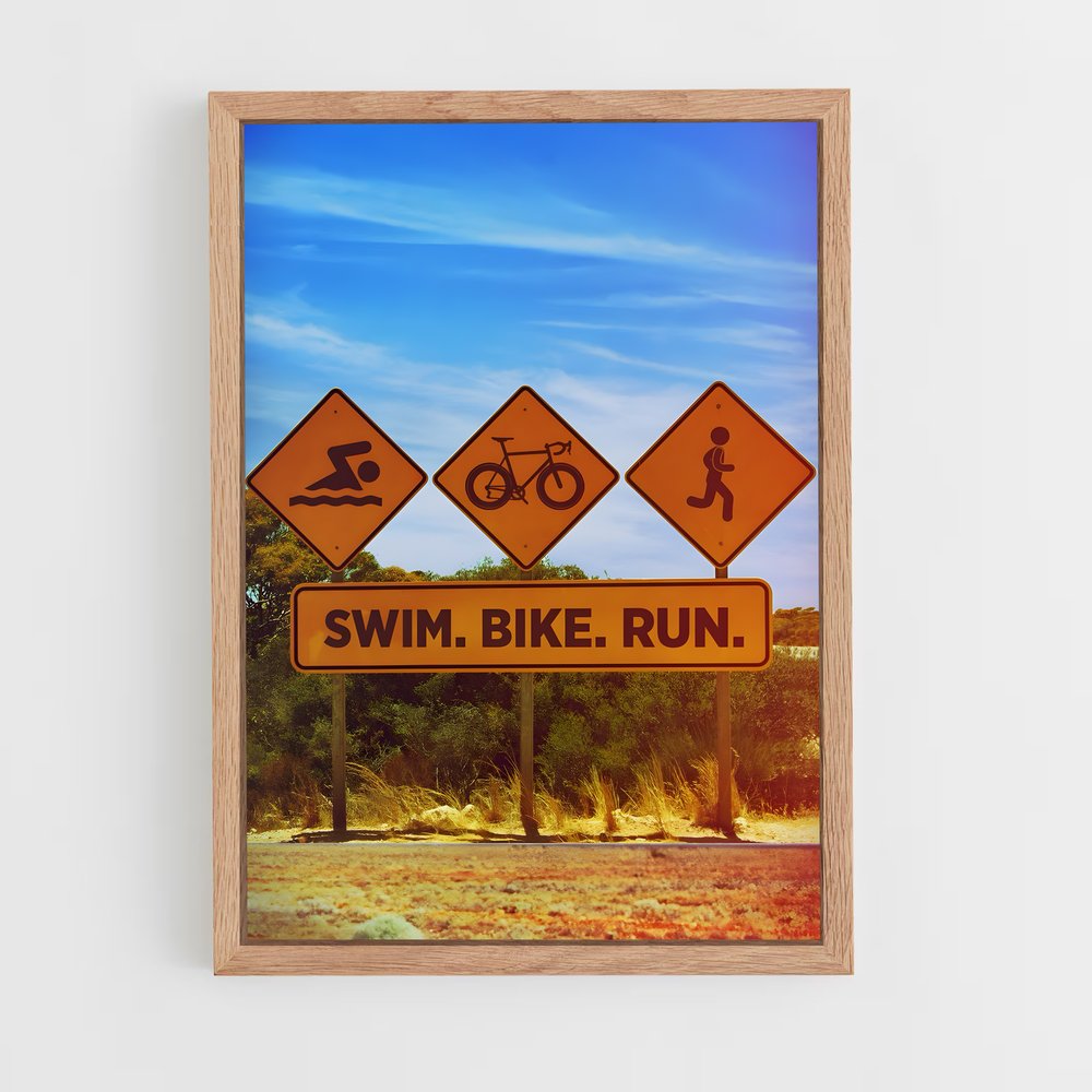 Poster Triathlon Trio (vue 4)