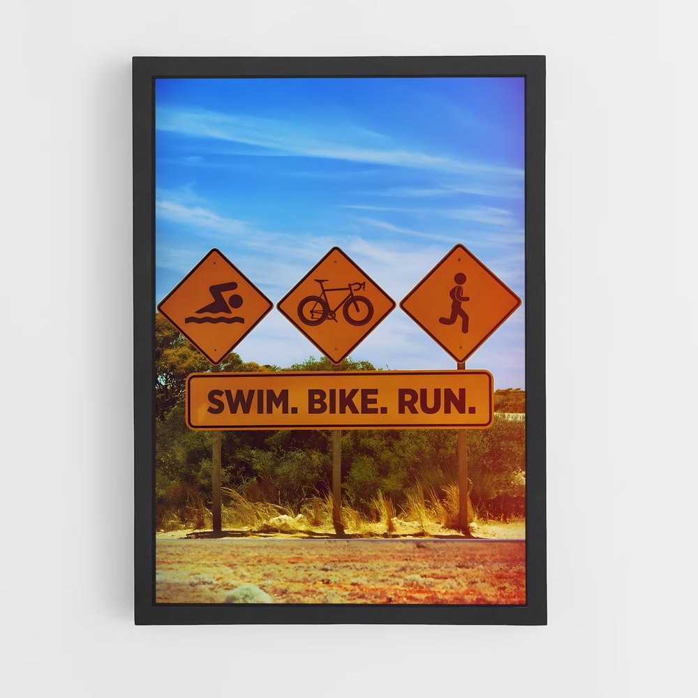 Poster Triathlon Trio (vue 2)