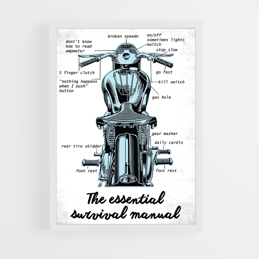 Poster Triumph Survival Guide (vue 3)