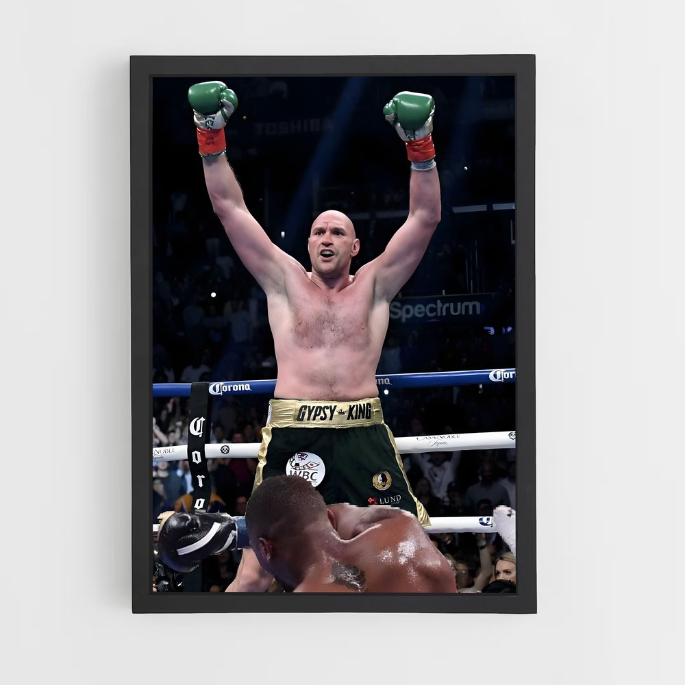 Poster Le Triomphe du Champion – affiche Boxe (vue 2)