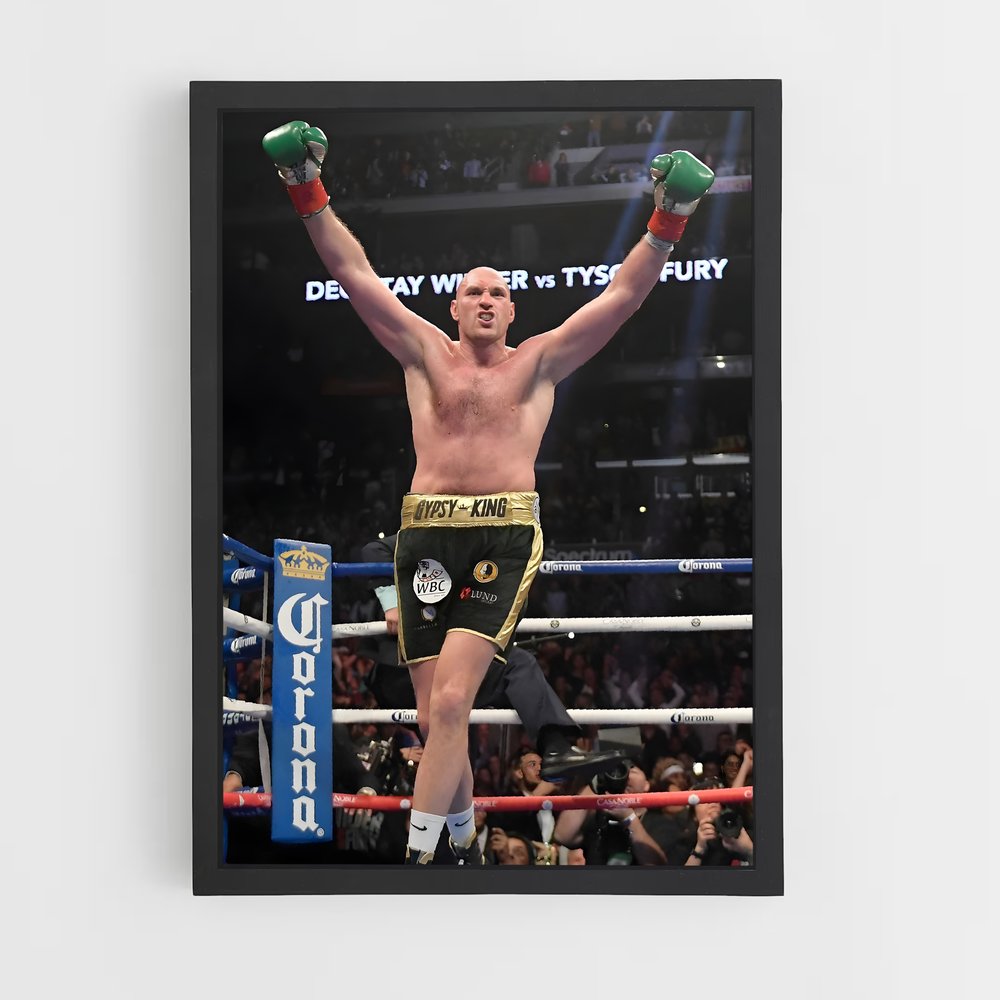 Poster Champion en Gants – affiche Boxe (vue 2)