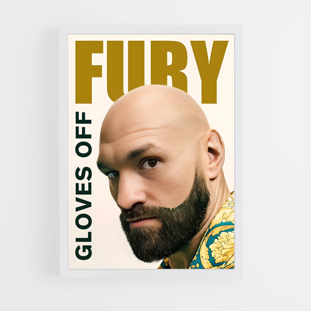 Poster Fury Gloves Off – affiche Boxe (vue 3)