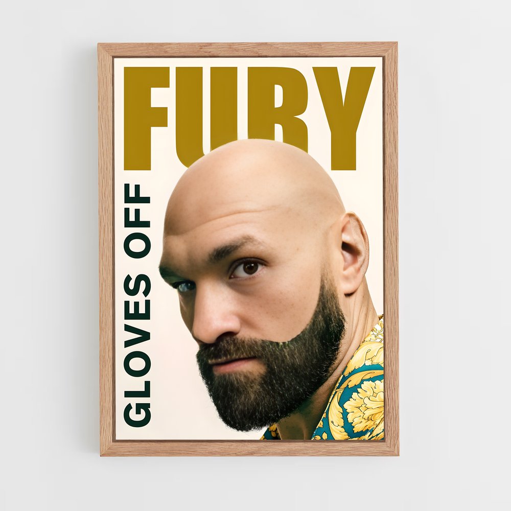 Poster Fury Gloves Off – affiche Boxe (vue 4)