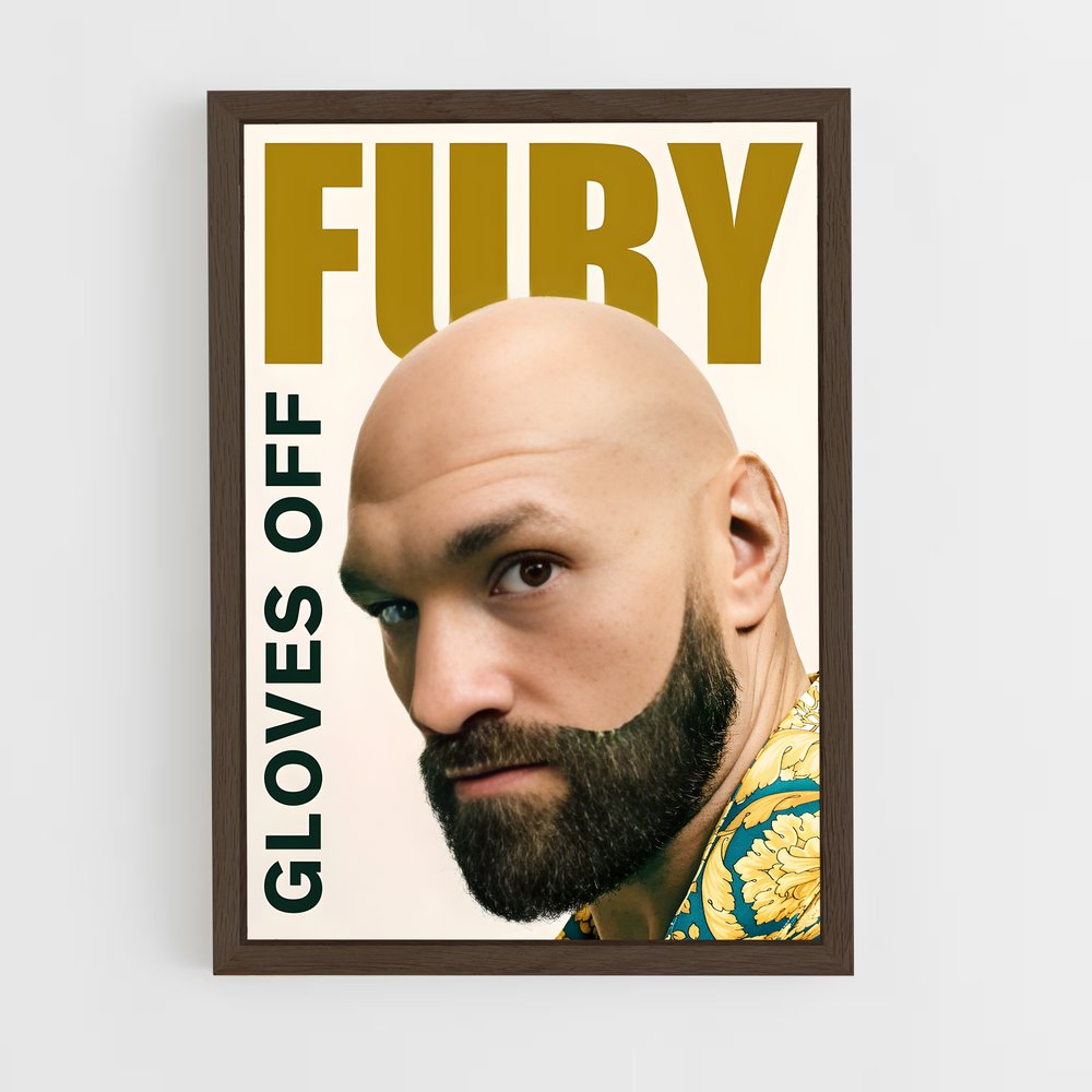 Poster Fury Gloves Off – affiche Boxe (vue 5)