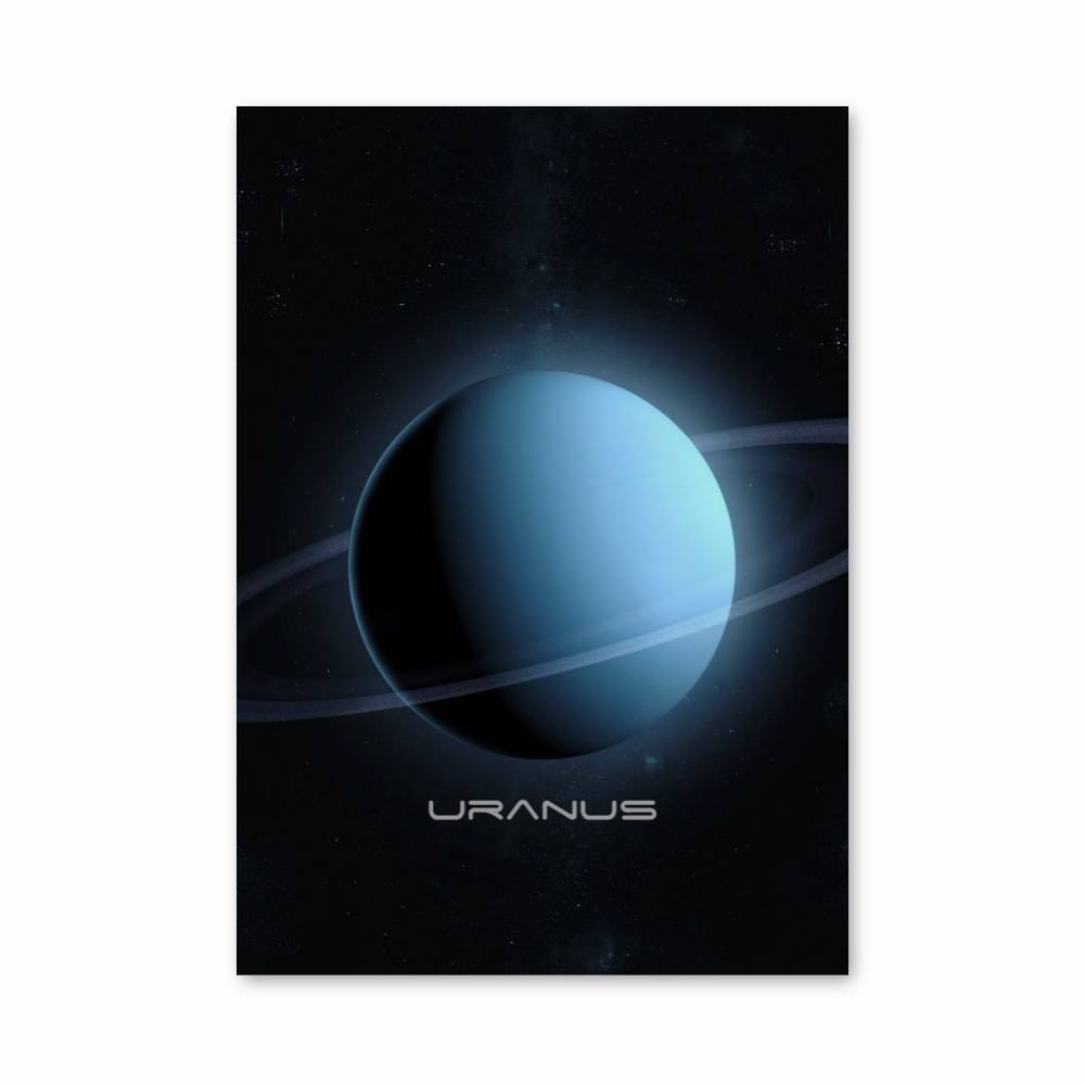 Poster Uranus Lumineux