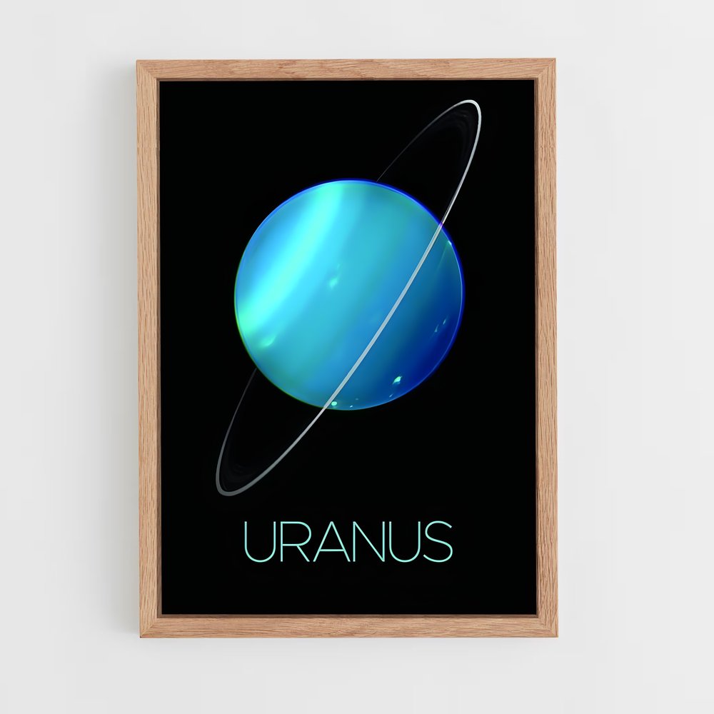 Poster Uranus Éclatant (vue 4)