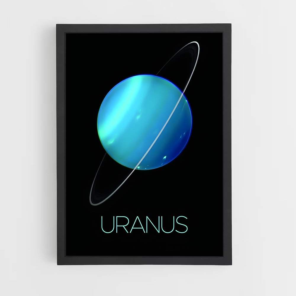 Poster Uranus Éclatant (vue 2)