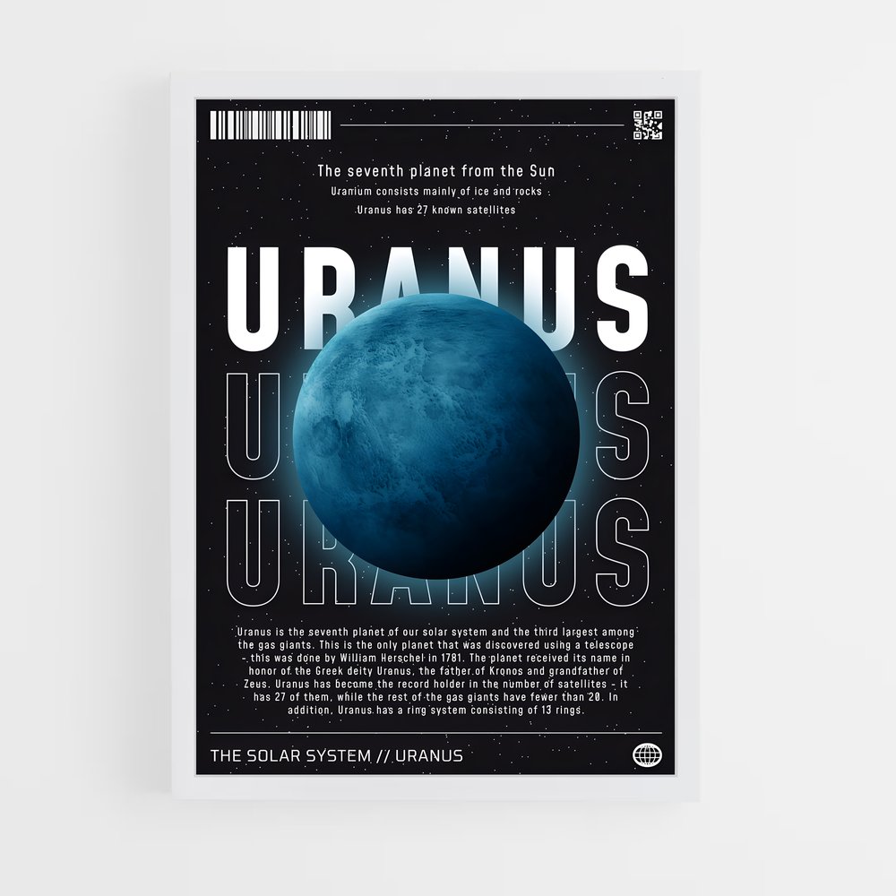 Poster Blue Voyager (vue 3)
