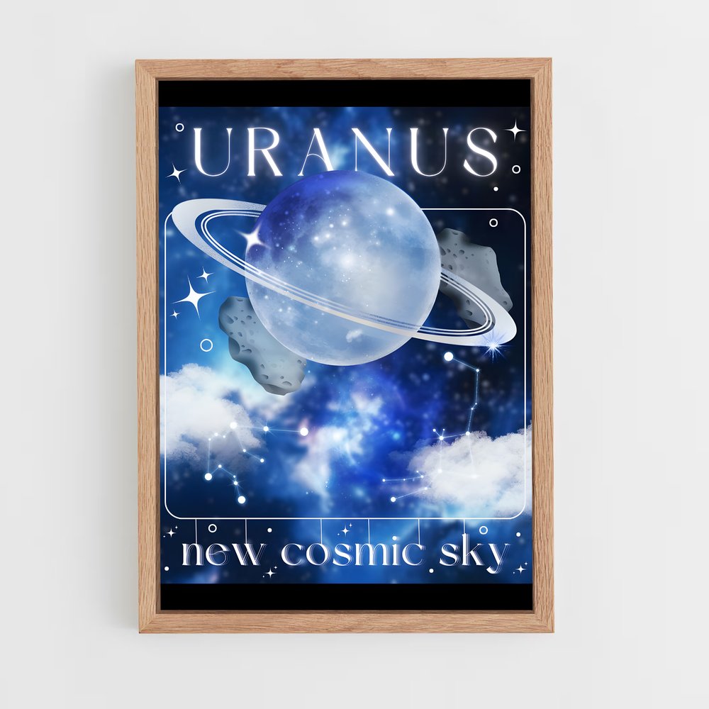 Poster Ciel Cosmique Uranus (vue 4)