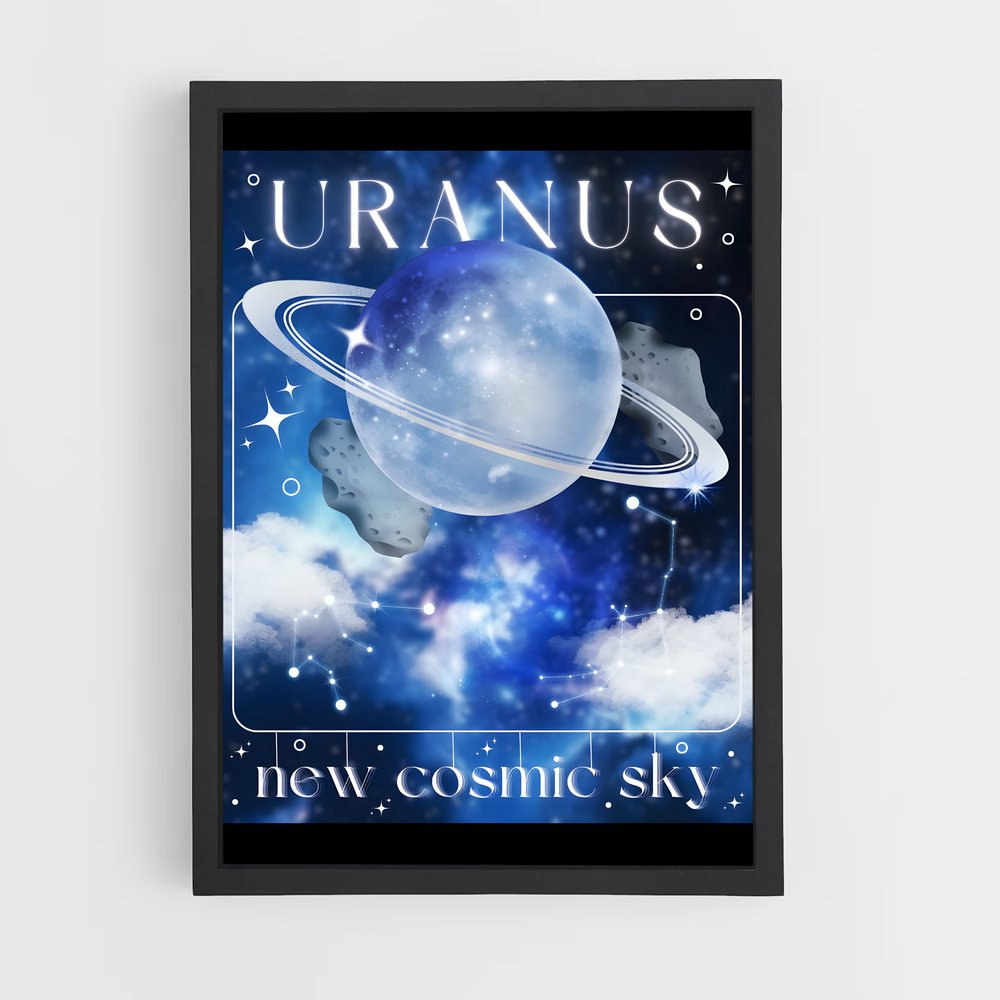 Poster Ciel Cosmique Uranus (vue 2)